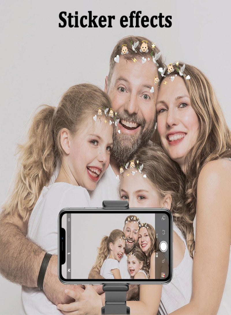 60° Portable Selfie Holder Object Face Tracking Smart Shooting Gimbal Smartphone Holder for Live Streaming Vlog Selfie Video Recording - Image 3
